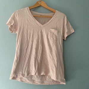 Pale pink madewell T-shirt